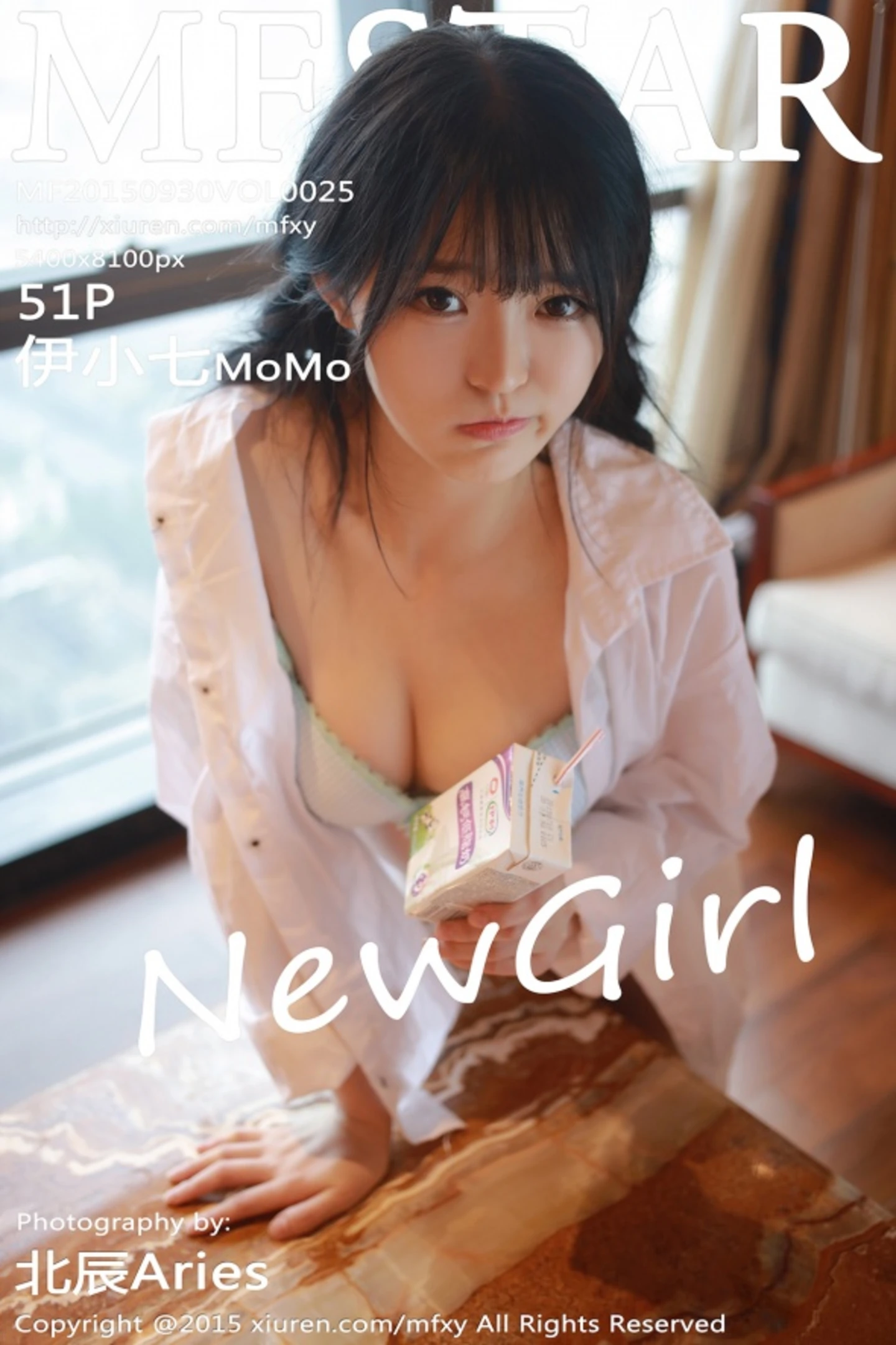 [MFStar模范学院]Vol.025_嫩模伊小七MoMo半露酥胸白嫩美臀迷人诱惑写真52P-秀人网 - XiuRen.Pro